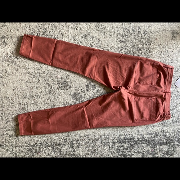 J crew fitted cargo slim fit rust terracotta color - Picture 2 of 6